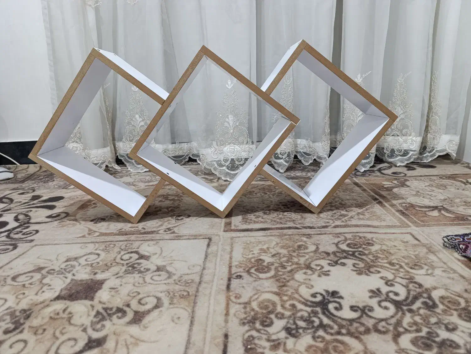 شلف دیواری MDF|کتابخانه، شلف، قفسه‌های دیواری|بندر امام خمینی, |دیوار