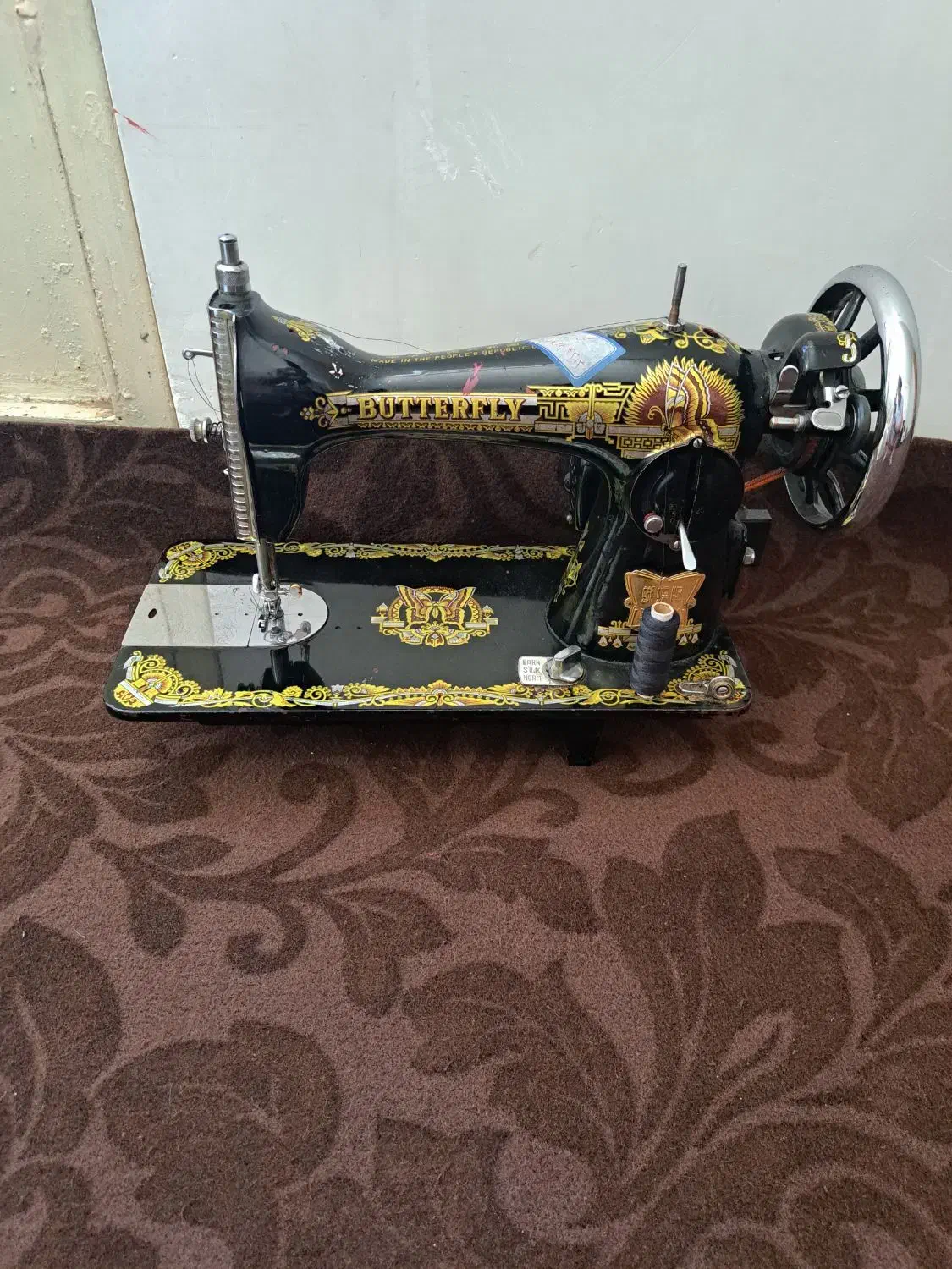 چرخ خیاطی باترفلای اصلی|چرخ خیاطی و ریسندگی|خرم‌آباد, |دیوار