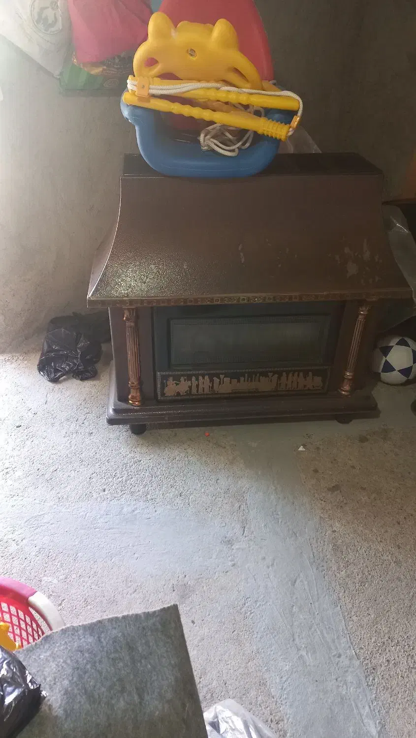 بخاری گازسوز شومینه داربایک عددتاب|بخاری، هیتر، شومینه|سروآباد, |دیوار