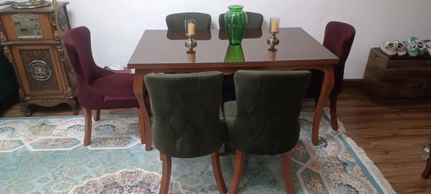 میز ناهار خوری 6 نفره|میز و صندلی غذاخوری|کرج, شاهینویلا|دیوار