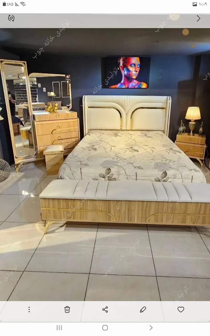 سرویس خواب مدل ماهور|تخت و سرویس خواب|همدان, |دیوار