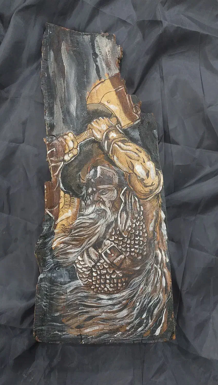 نقاشی روی سنگ و چوب|صنایع دستی و سایر لوازم تزئینی|فسا, |دیوار