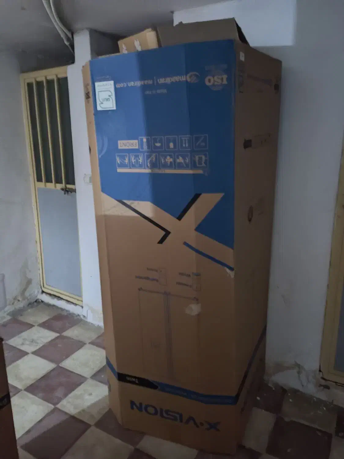 کارتون یخچال دوقلو ایکس ویژن|یخچال و فریزر|رشت, منظریه|دیوار