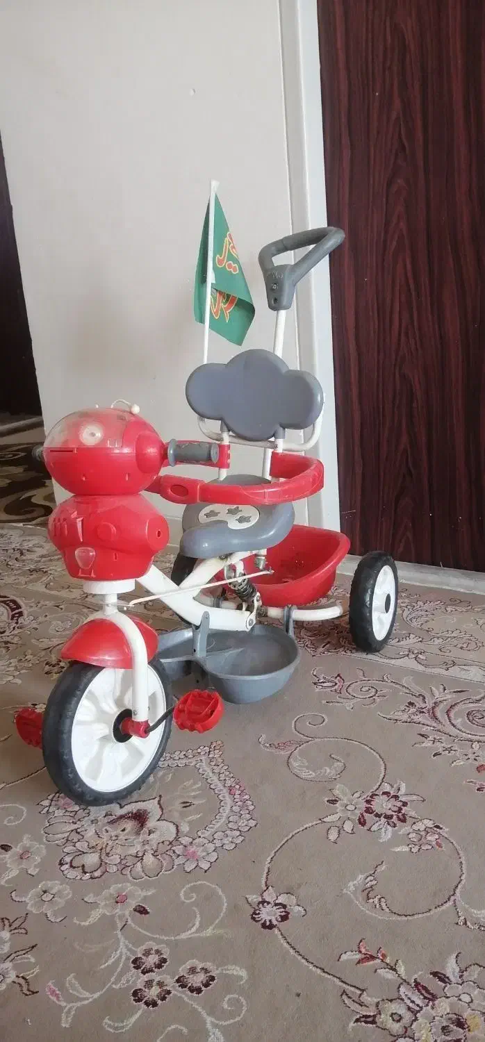 سه چرخه دسته دار|دوچرخه، اسکیت، اسکوتر|یزد, |دیوار