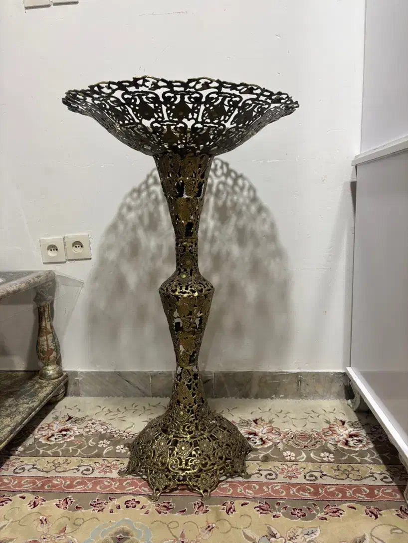 میوه خوری پایه دار برنز|ظروف سرو و پذیرایی|قم, حنیف نژاد|دیوار