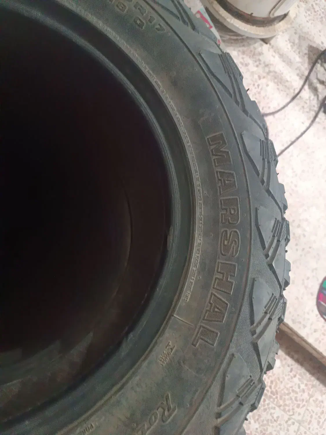 با سلام فروش 4حلقه لاستیک آفرود مارک مارشال|قطعات یدکی و لوازم جانبی|ایذه, |دیوار