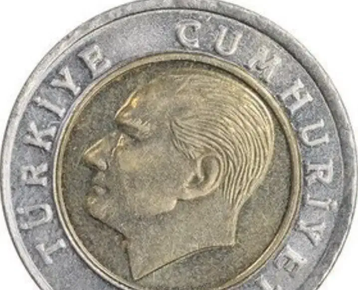 سکه 50کروش ترکیه|کلکسیون سکه، تمبر، اسکناس|گنبد کاووس, |دیوار