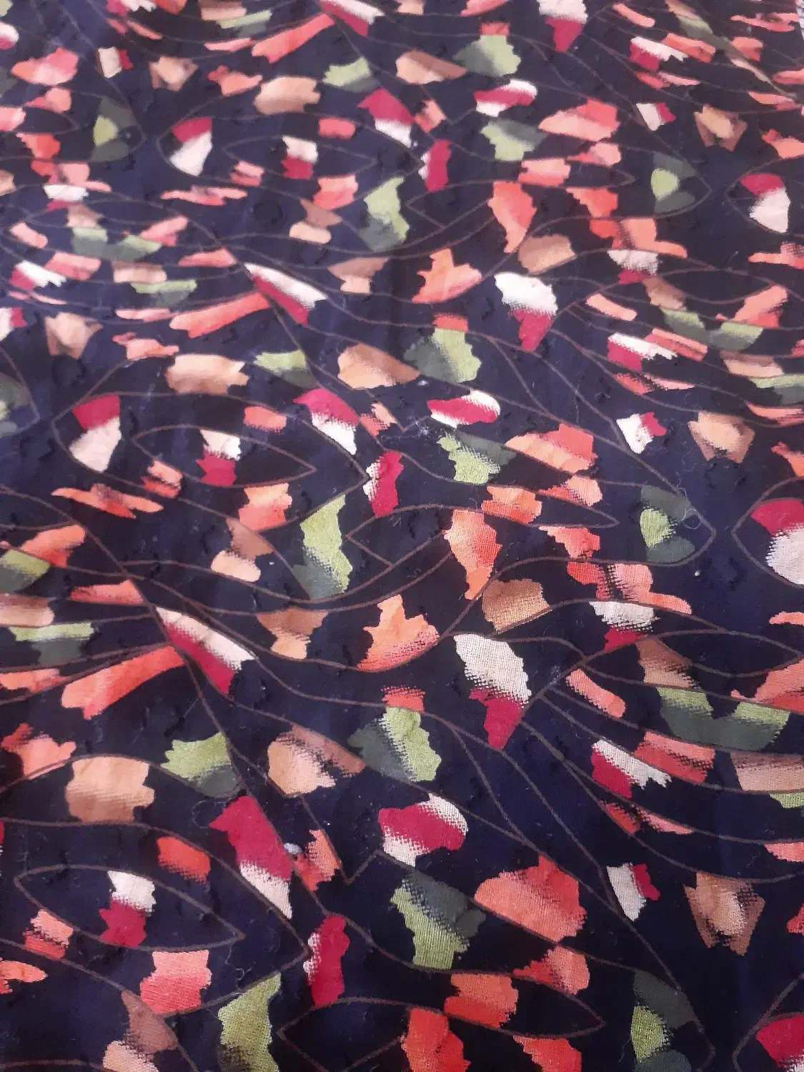 چادر گلدار|لباس|کرمان, |دیوار