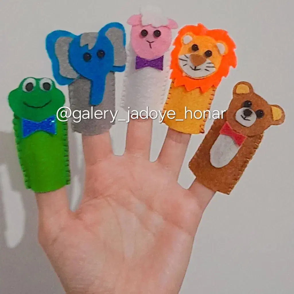 عروسک انگشتی نمدی/تاج/گیفت الفبا|اسباب‌‌بازی|همدان, |دیوار