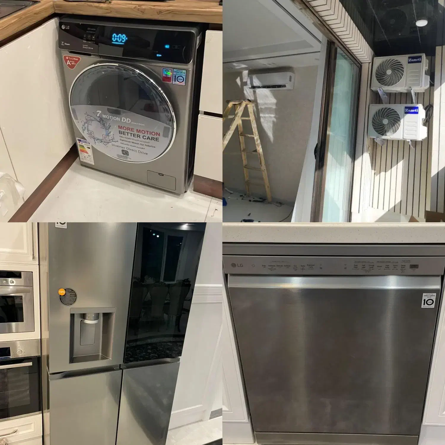 خدمات نصب کولرگازی(اسپلیت) لباسشویی ظرفشویی سایدTV|خدمات پیشه و مهارت|اصفهان, باغ گلها|دیوار