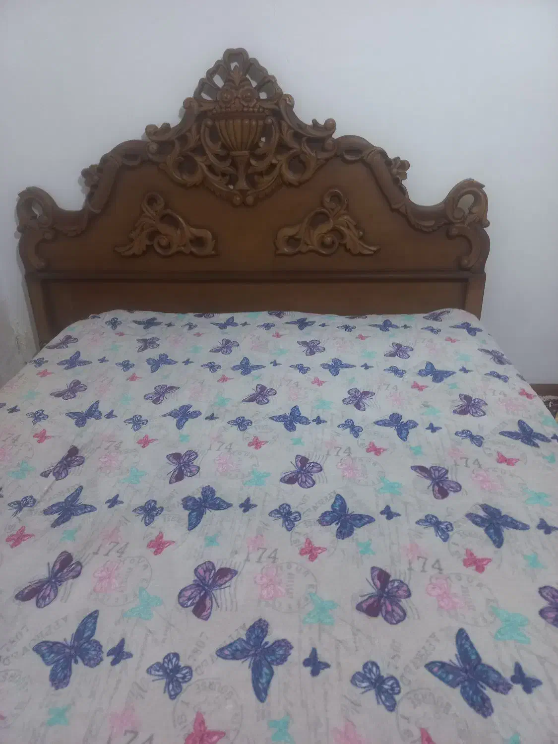 تخت خواب/ سرویس خواب سلطنتی تمام چوب|تخت و سرویس خواب|شیراز, شهرک سراج‎|دیوار