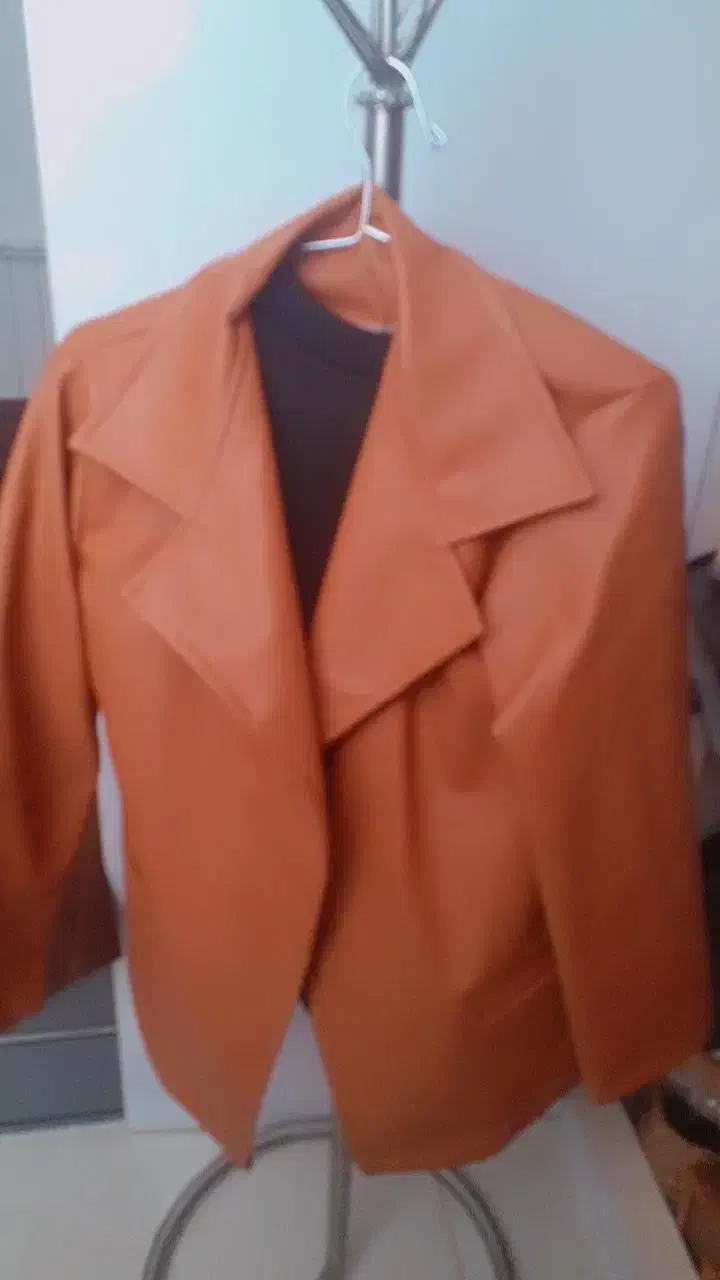 کت چرم خوش دوخت مناسب پاییز زمستون|لباس|رشت, شالکو|دیوار