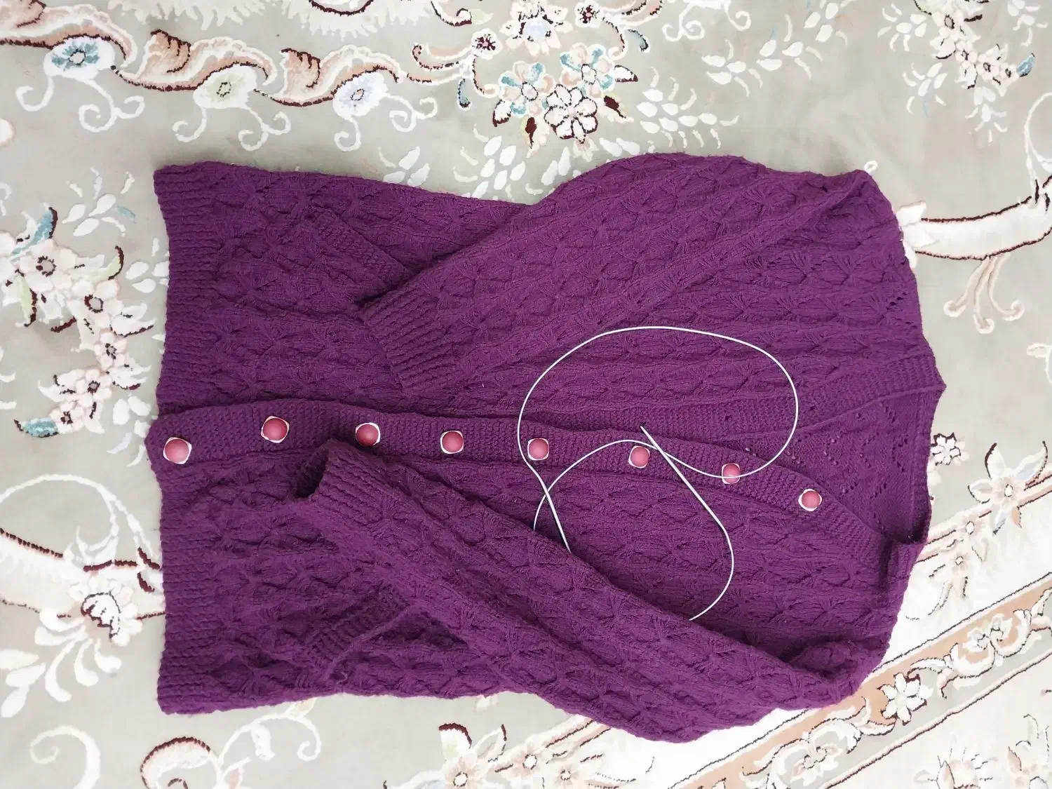 ژاکت دست بافت|لباس|مبارکه, |دیوار