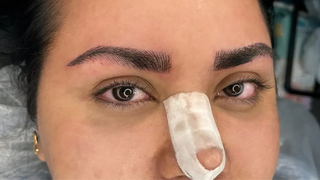 مدل تتو ابرو/میکرو ابرو/ترمیم ابرو برا تولید محتوا|خدمات آرایشگری و زیبایی|فولادشهر, B4|دیوار