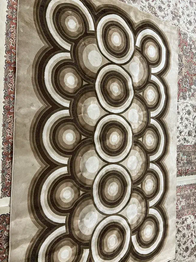 فرش فانتزی ترک با بافت لمه دار زیبا|فرش|تهران, مینای شمالی (مخبر)|دیوار