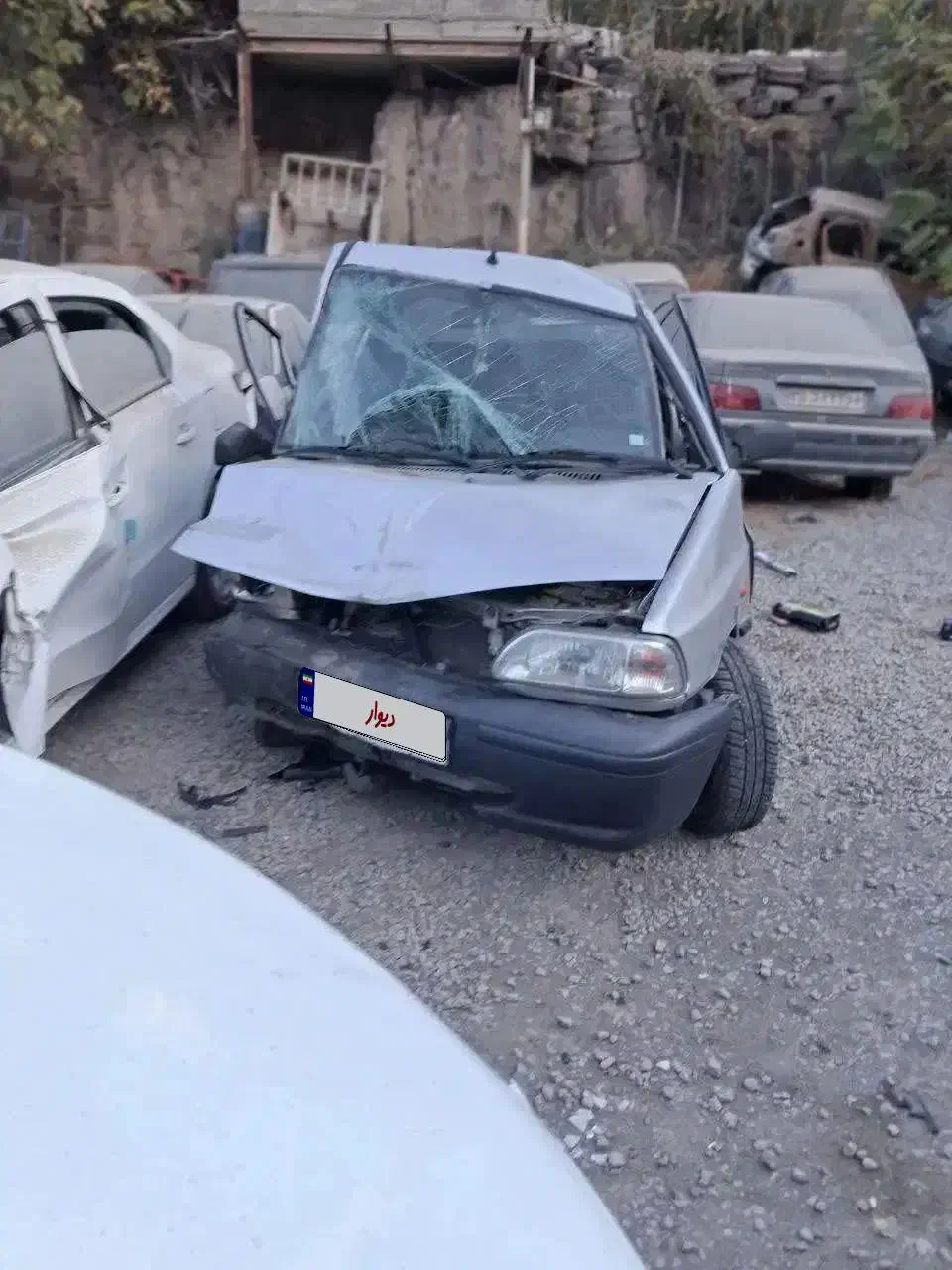 فروش پراید تصادفی|خودرو سواری و وانت|آمل, |دیوار