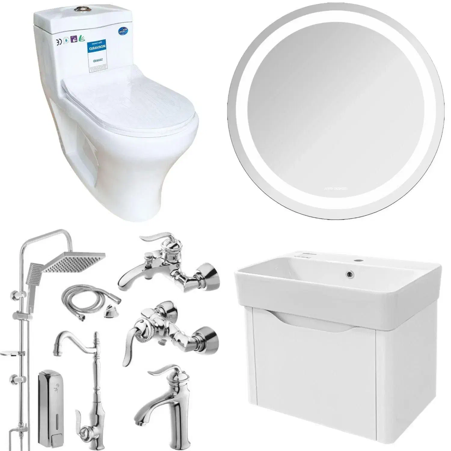 فول پک ۱۰ عددی شیرالات و نصبیات واحد مسکونی|مصالح و تجهیزات ساختمان|تبریز, |دیوار