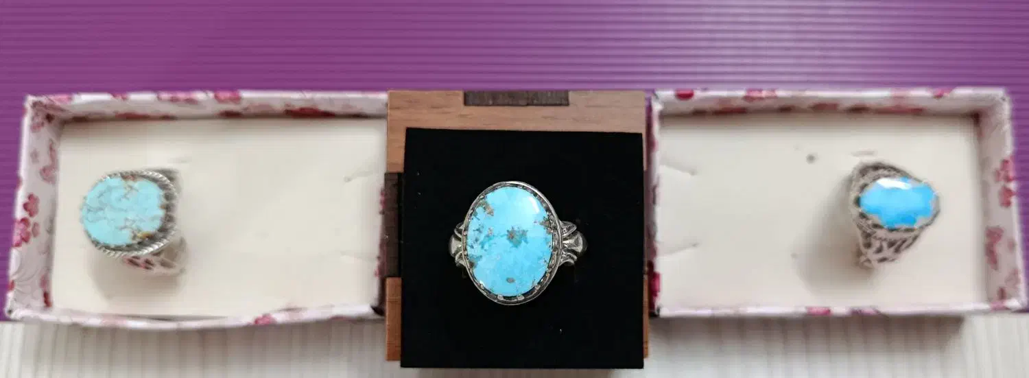 انگشتر ودستبندفیروزه اصل و باکیفیت نیشابور|جواهرات|مشهد, رضاشهر|دیوار