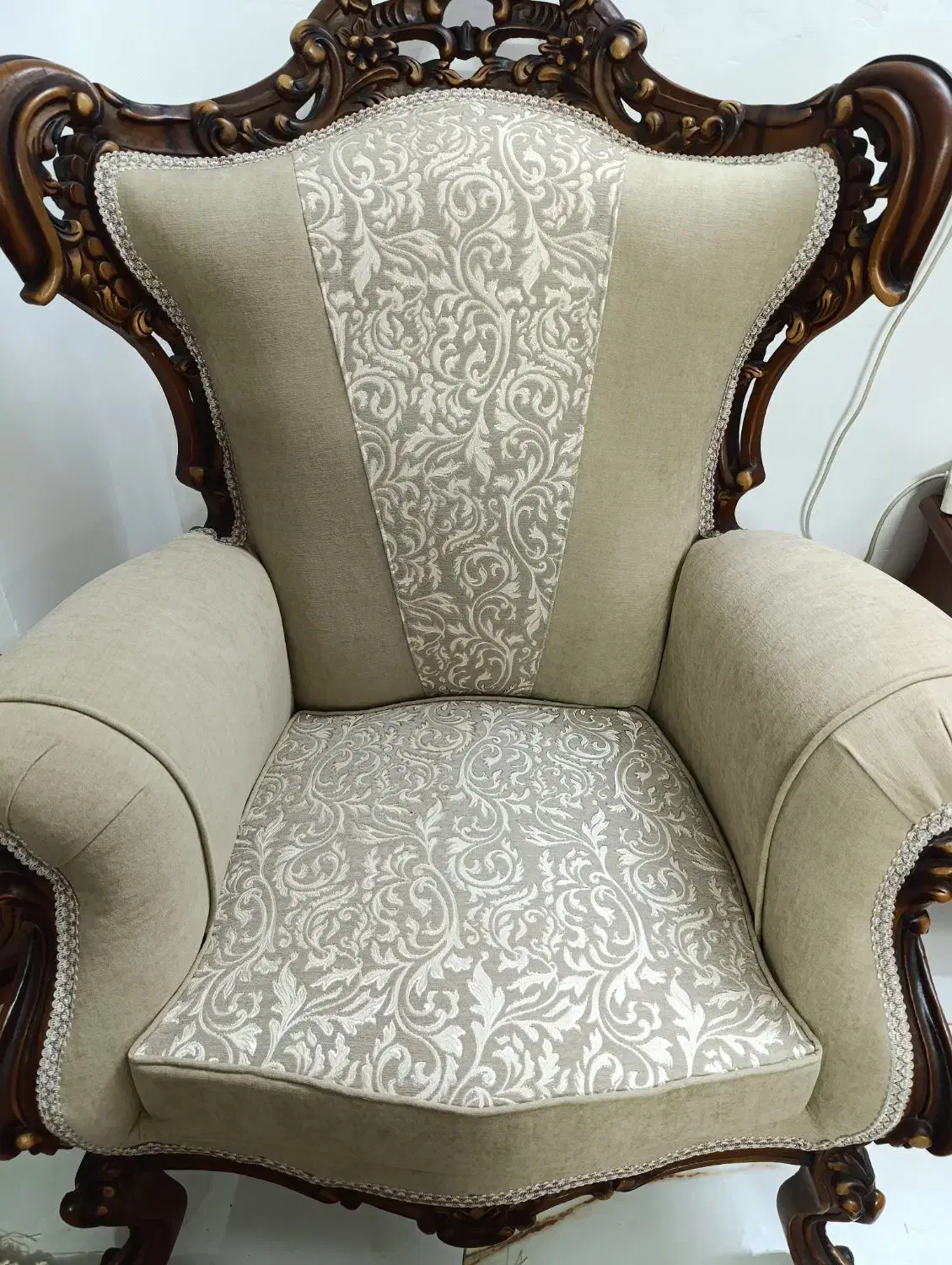 مبل سلطنتی تمام چوب راش|مبلمان خانگی و میز عسلی|قرچک, مهدیه|دیوار