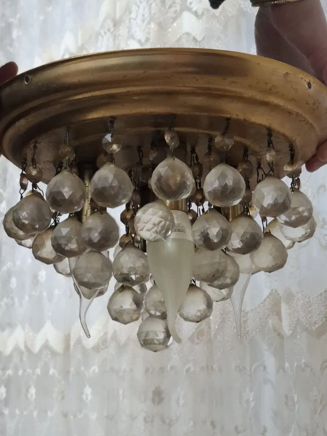 لوستر کارکرده|لوستر و چراغ آویز|نور, |دیوار