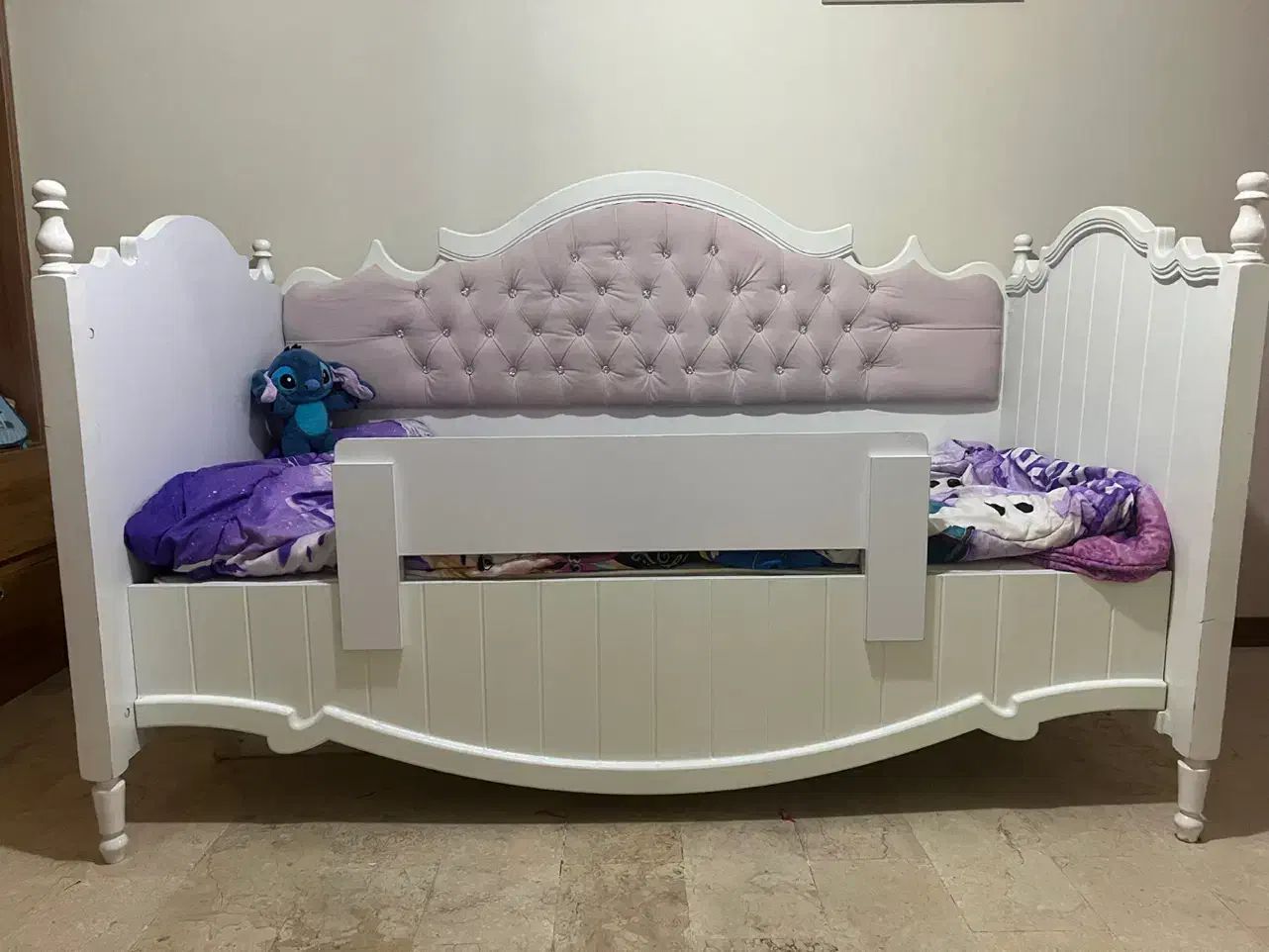 تخت کودک نوجوان mdf تاج لمسه کوبی|تخت و سرویس خواب|پردیس, فاز ۲|دیوار