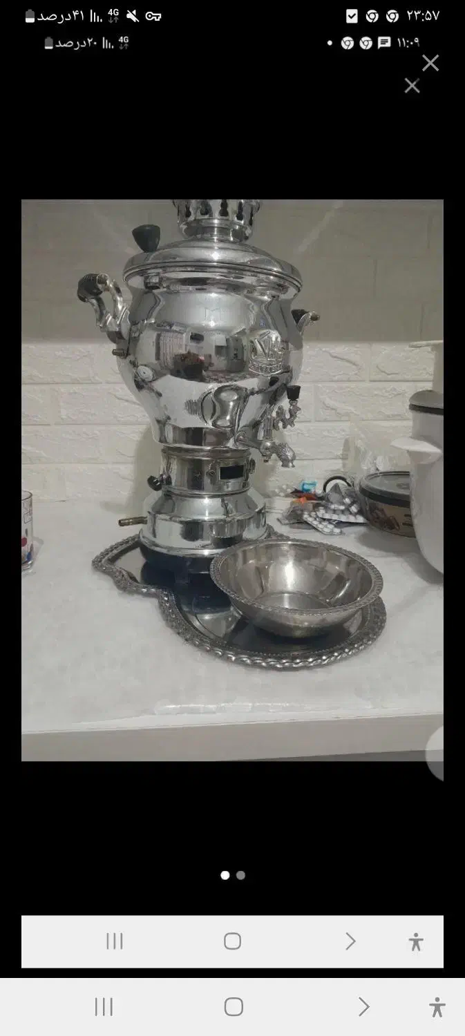 سماور ۶ لیتری سالم در حد|سماور، چای‌ساز، قهوه‌ساز|ابهر, |دیوار