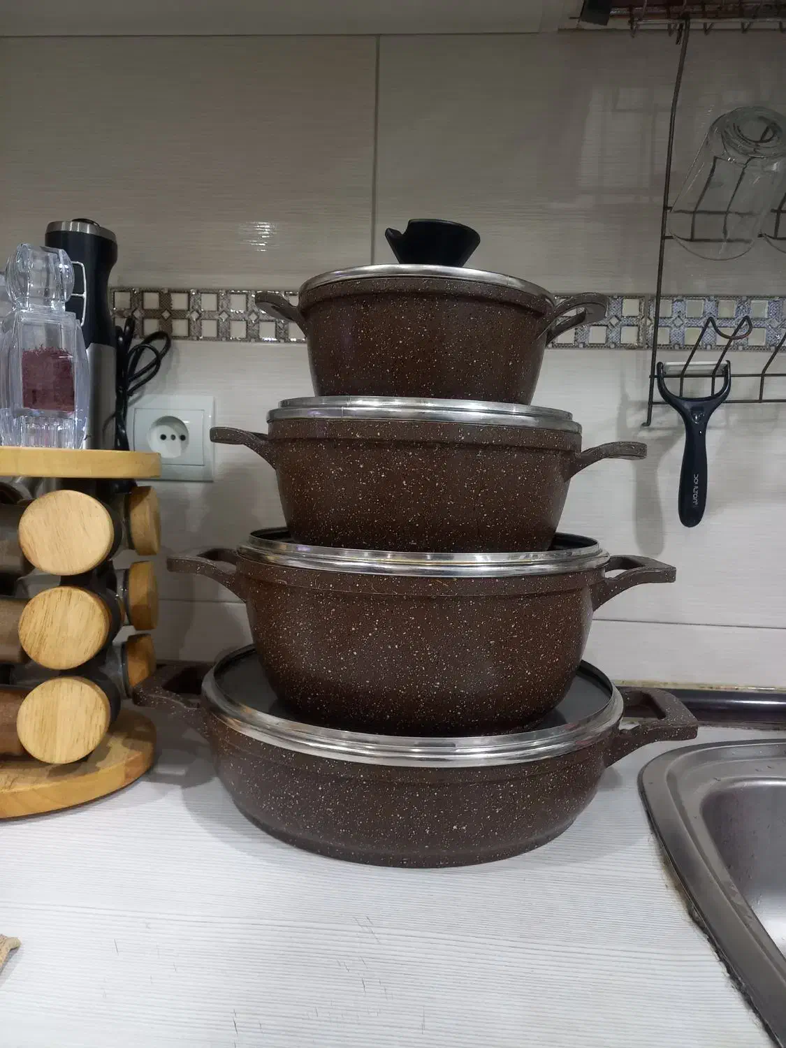 قابلمه گرانیتی|ظروف پختوپز|تهران, جوادیه|دیوار