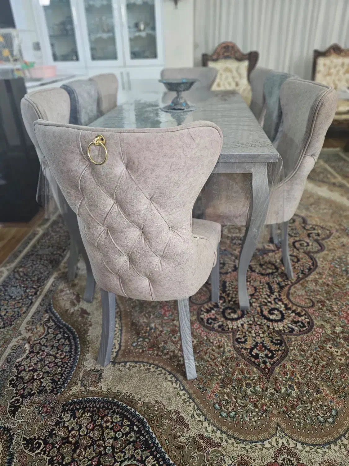 میزنه خوری طرح چستر ۸ نفره|میز و صندلی غذاخوری|مشهد, اقبال|دیوار