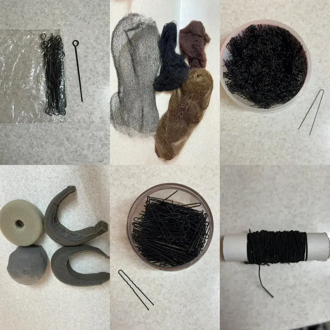 تعدادی وسایل کاشت ناخن و شینیون مو|آرایشی، بهداشتی، درمانی|یزد, |دیوار