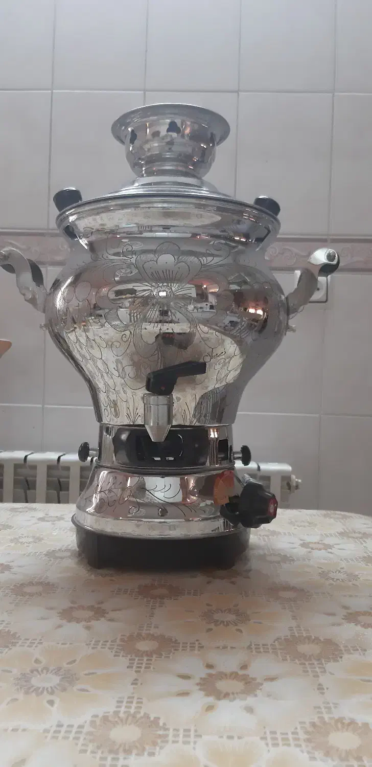 سماور گازی زمردیان|سماور، چای‌ساز، قهوه‌ساز|قزوین, |دیوار