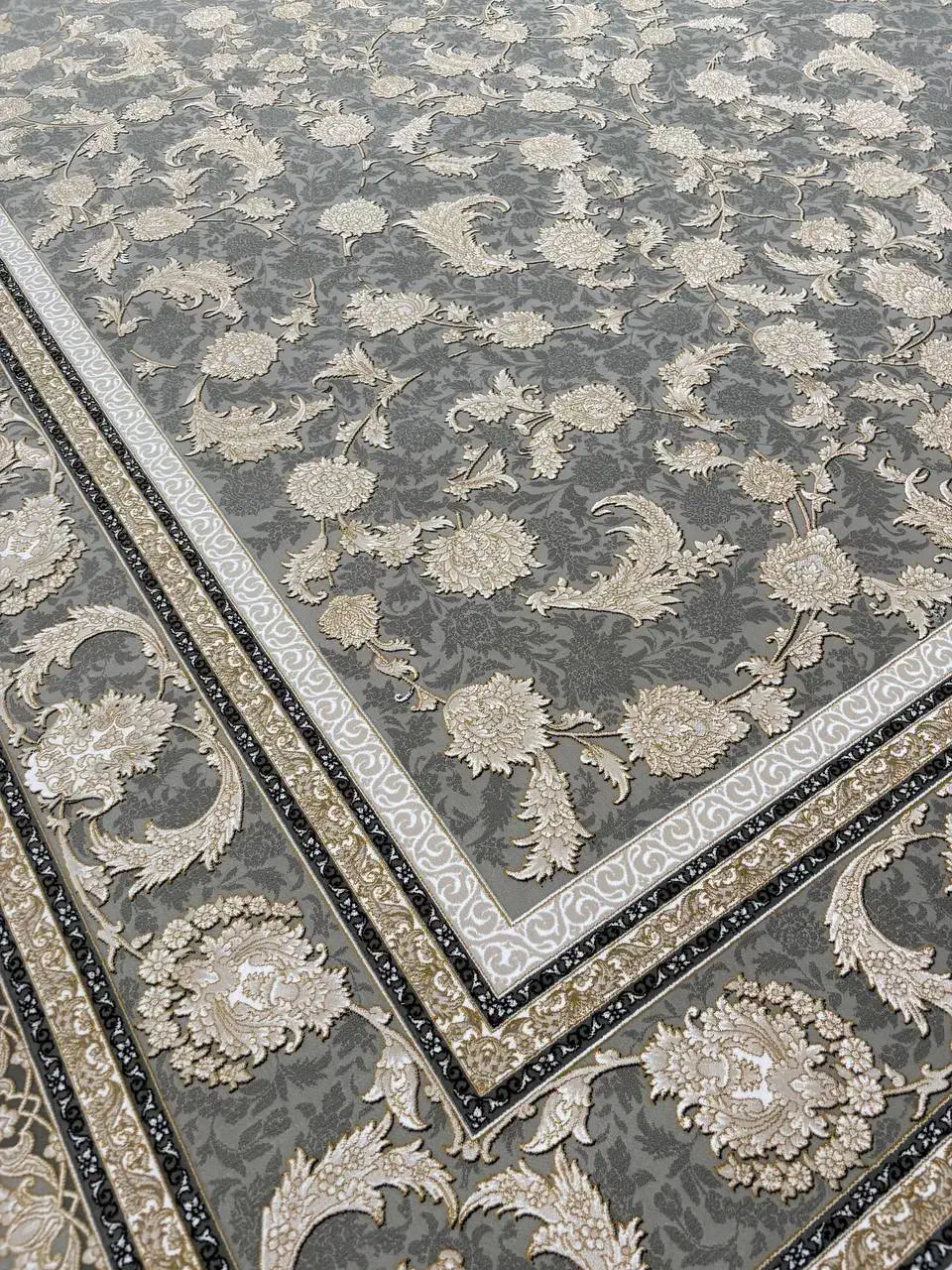 فرش طرح افشان زرین1200|فرش|کاشان, مزرعه نو|دیوار