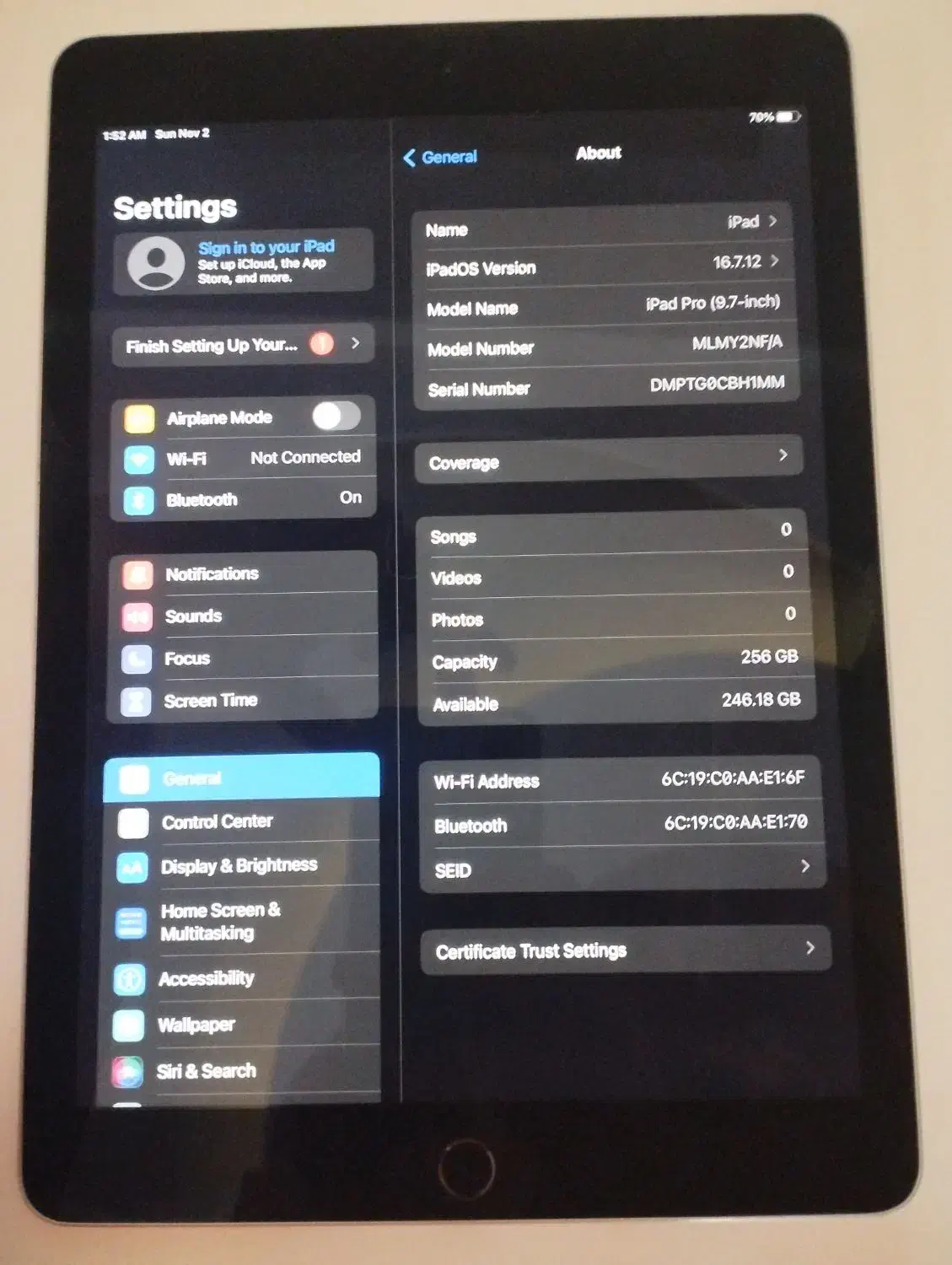 ایپد پرو|تبلت|رشت, نامجو|دیوار