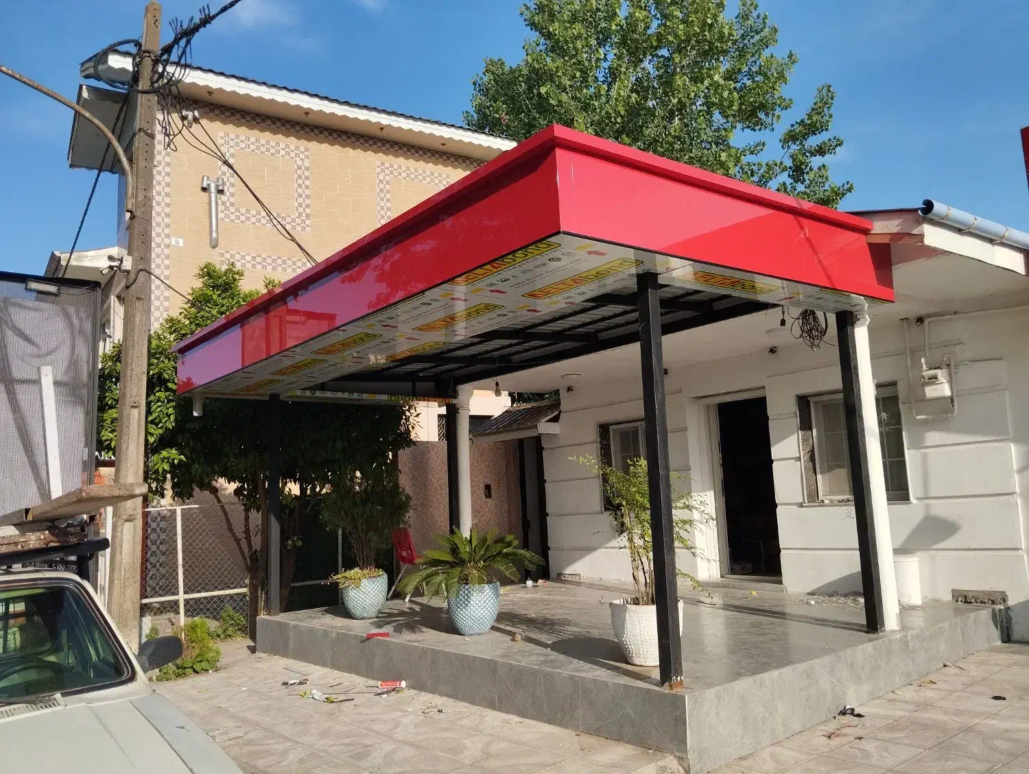 نمای ساختمان کامپوزیت|خدمات پیشه و مهارت|لاهیجان, کوی زمانی|دیوار