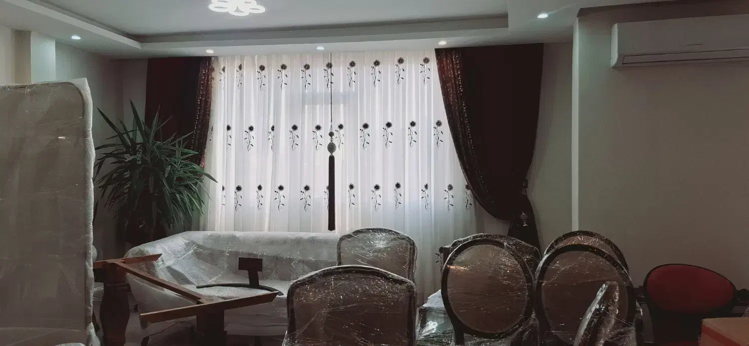 پرده پذیرایی عرض ۳ونیم طول ۲۸۰|پرده، رانر، رومیزی|قائمشهر, |دیوار