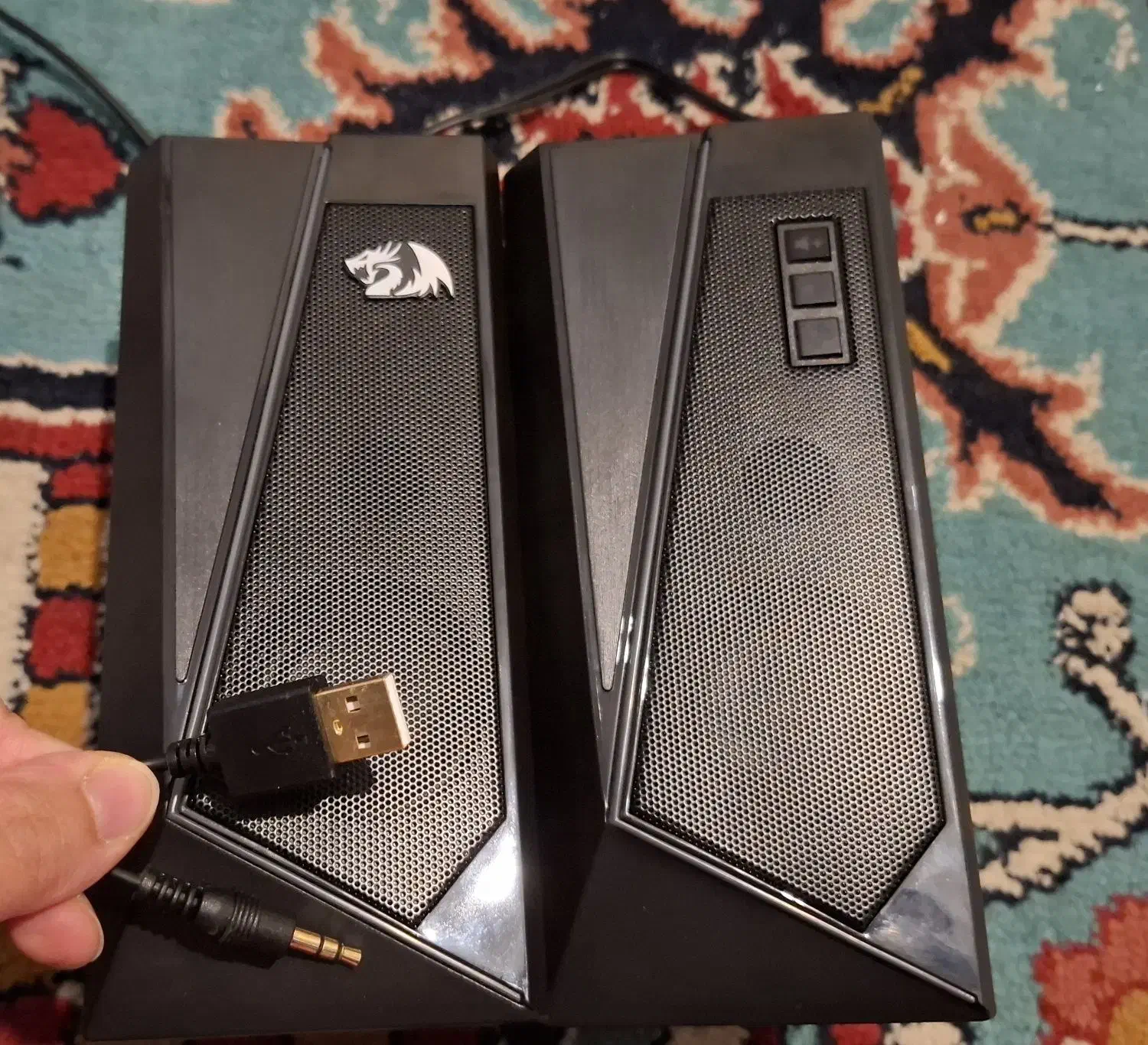 اسپیکر دسکتاپ ردراگون ۱۰ واتی با نور پردازی زیبا|قطعات و لوازم جانبی رایانه|تهران, دانشگاه شریف|دیوار