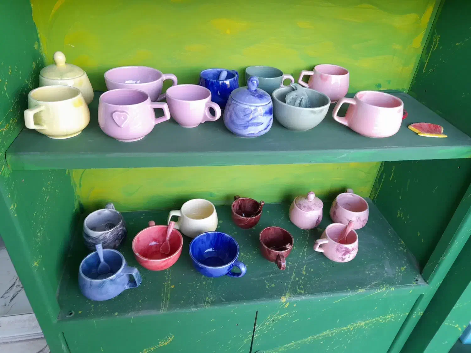 فروش ظروف سرامیکی دست ساز|صنایع دستی و سایر لوازم تزئینی|نجف‌آباد, امیرآباد|دیوار