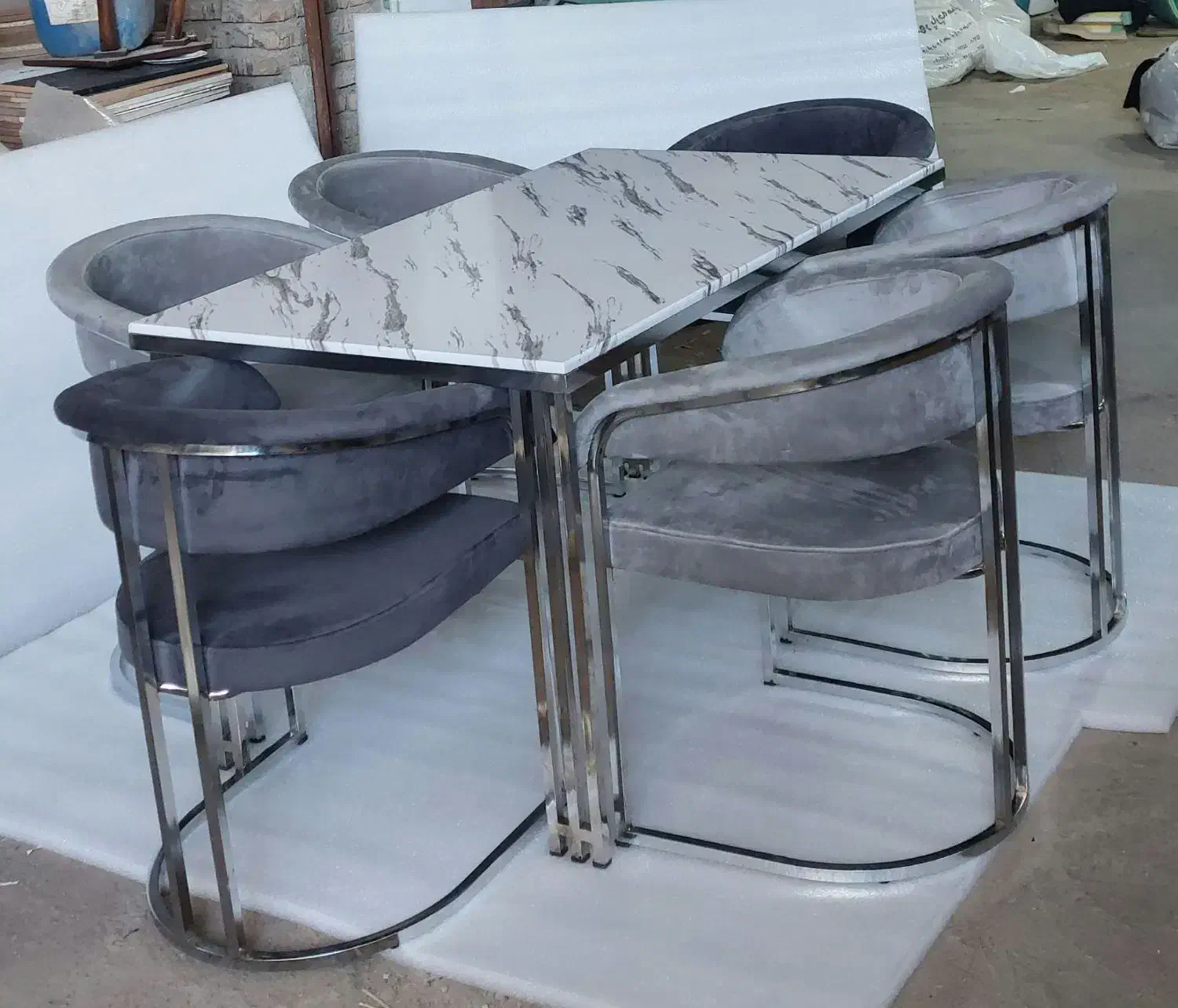 تولید مستقیم/ انواع صندلی ومیز فلزی|میز و صندلی غذاخوری|اسلامشهر, کاشانک|دیوار