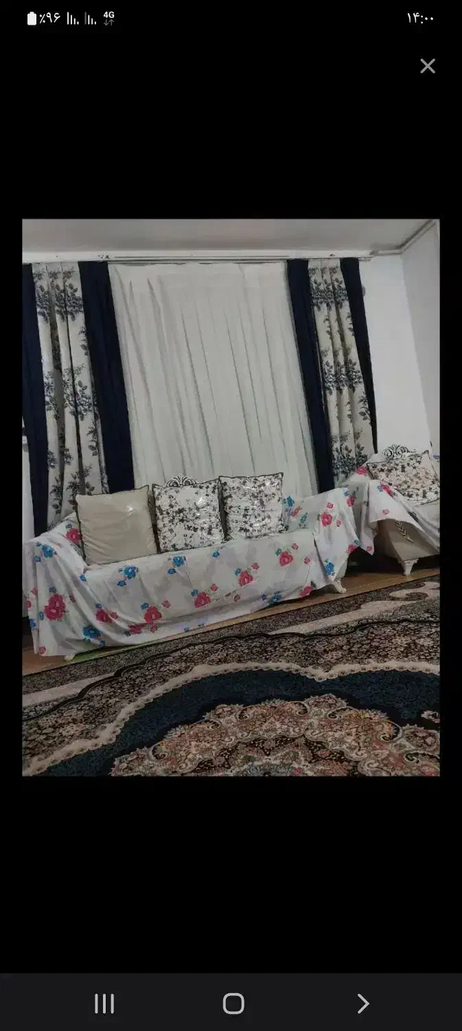 پرده پذیرایی|پرده، رانر، رومیزی|اهواز, کوی ترابری|دیوار