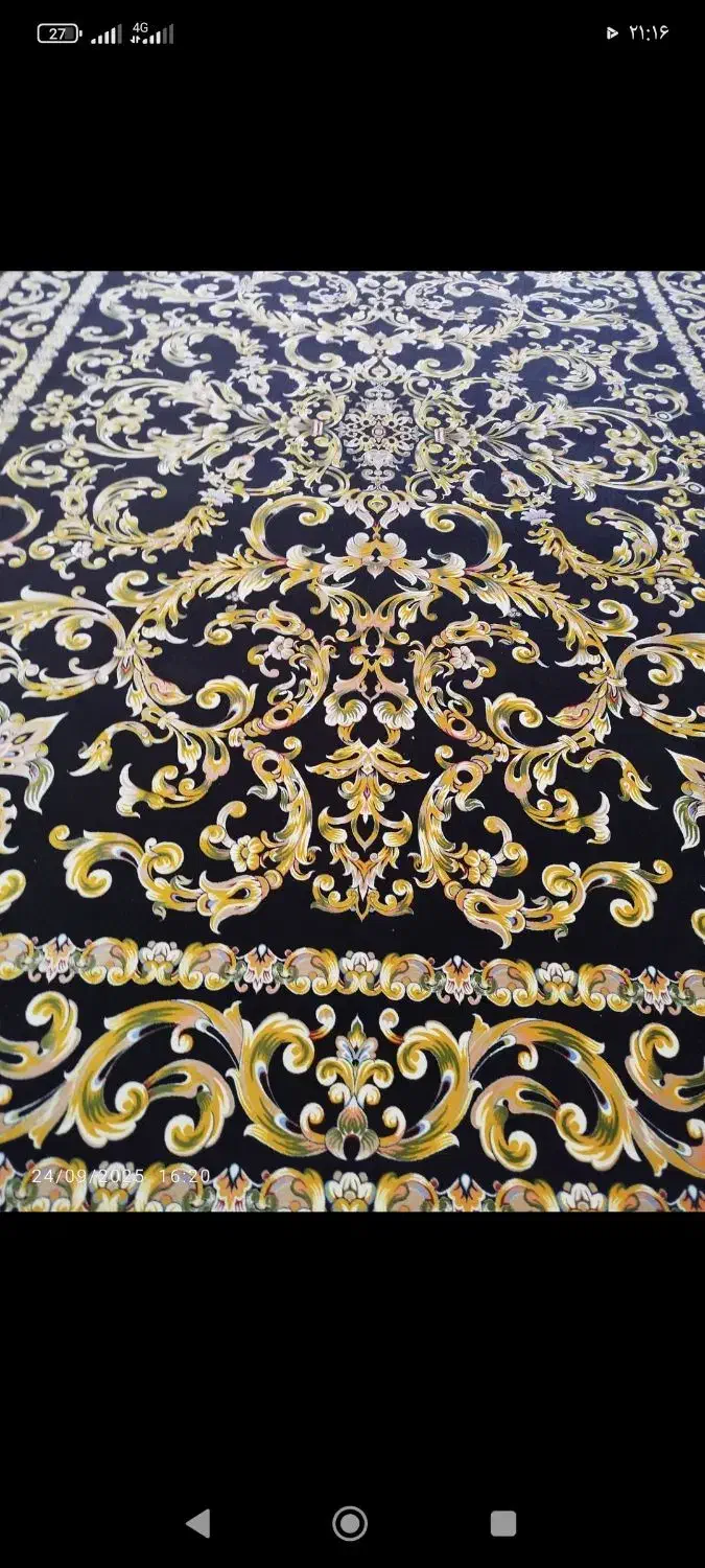 فرش دوازده متری ۱۲۰۰ شانه یک عدد فروش فوری|فرش|میانه, |دیوار