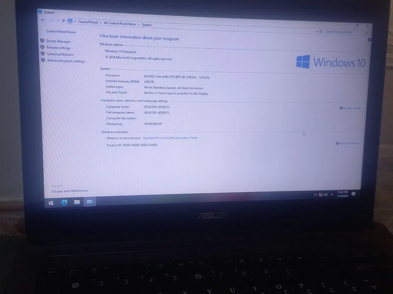 لبتاب ایسوس|رایانه همراه|گیلان غرب, |دیوار
