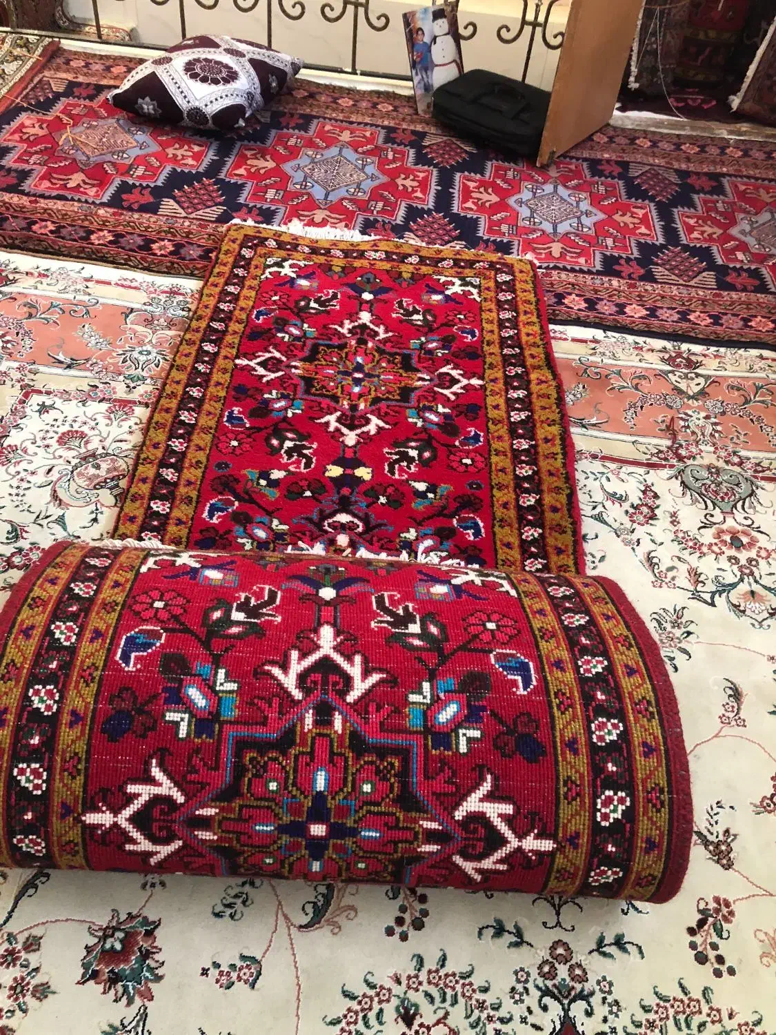 ۳عددخالچه جفت وتک  تاجری|فرش|تبریز, |دیوار