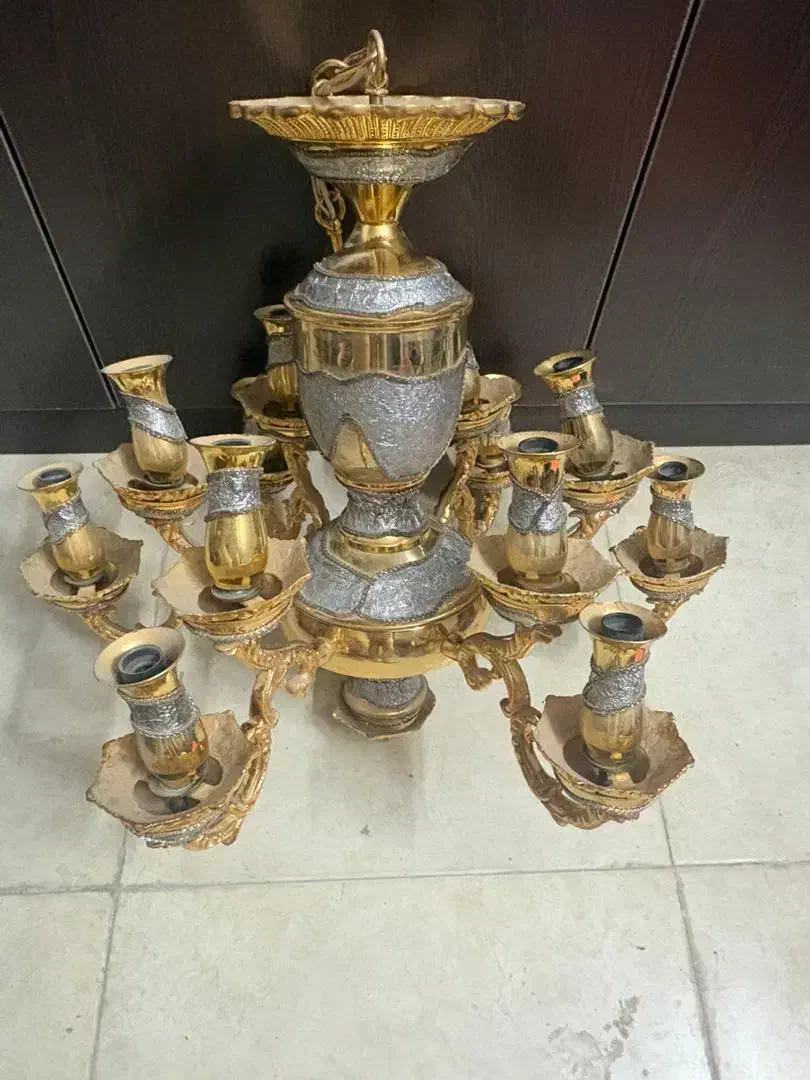 بورس فروش و خرید انواع لوستر فلزی وآینه وشمعدان|لوستر و چراغ آویز|زنجان, |دیوار