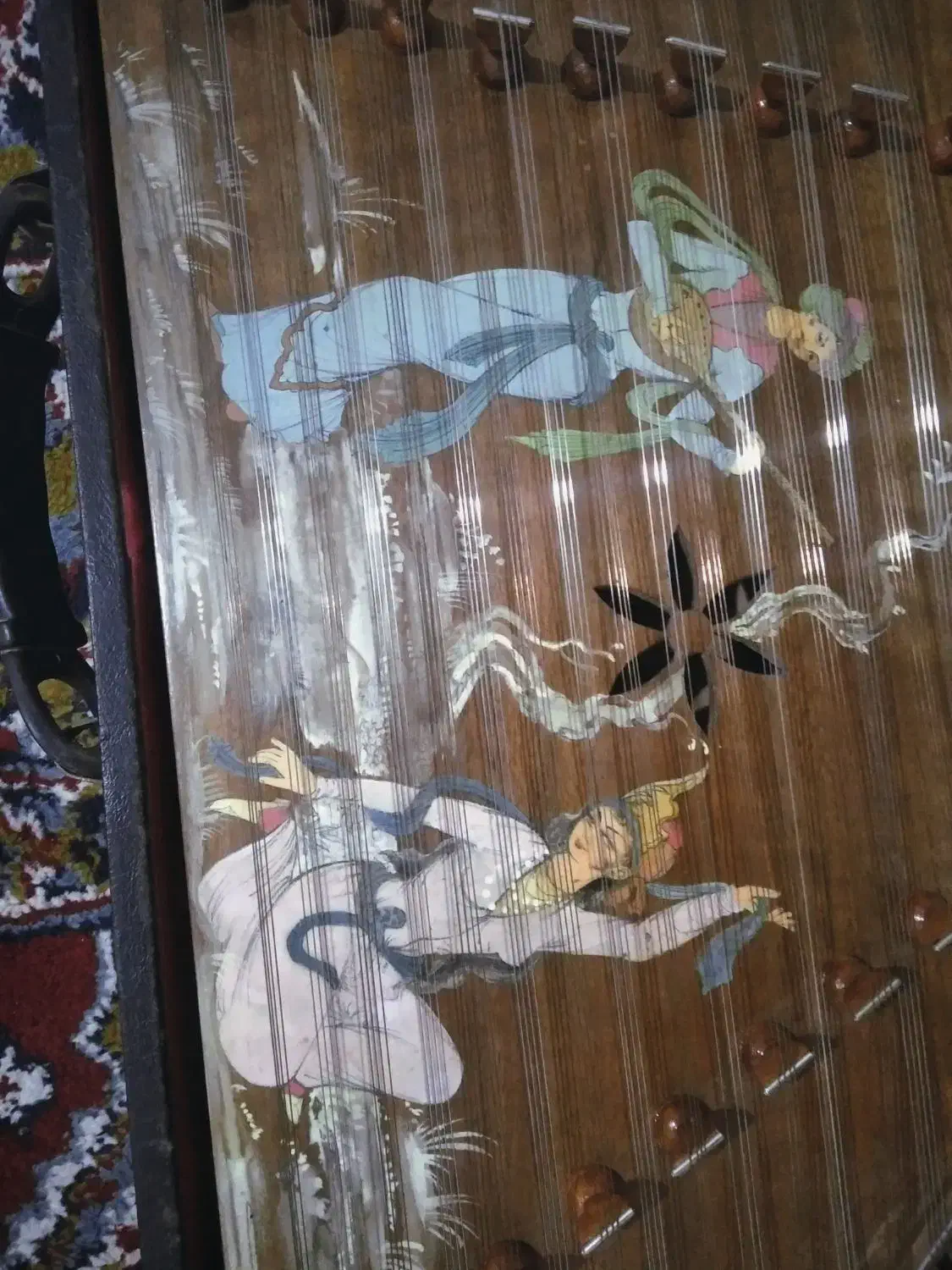 سنتور حرفه‌ای اصیل چوب گردو|سازهای سنتی|بیرجند, |دیوار