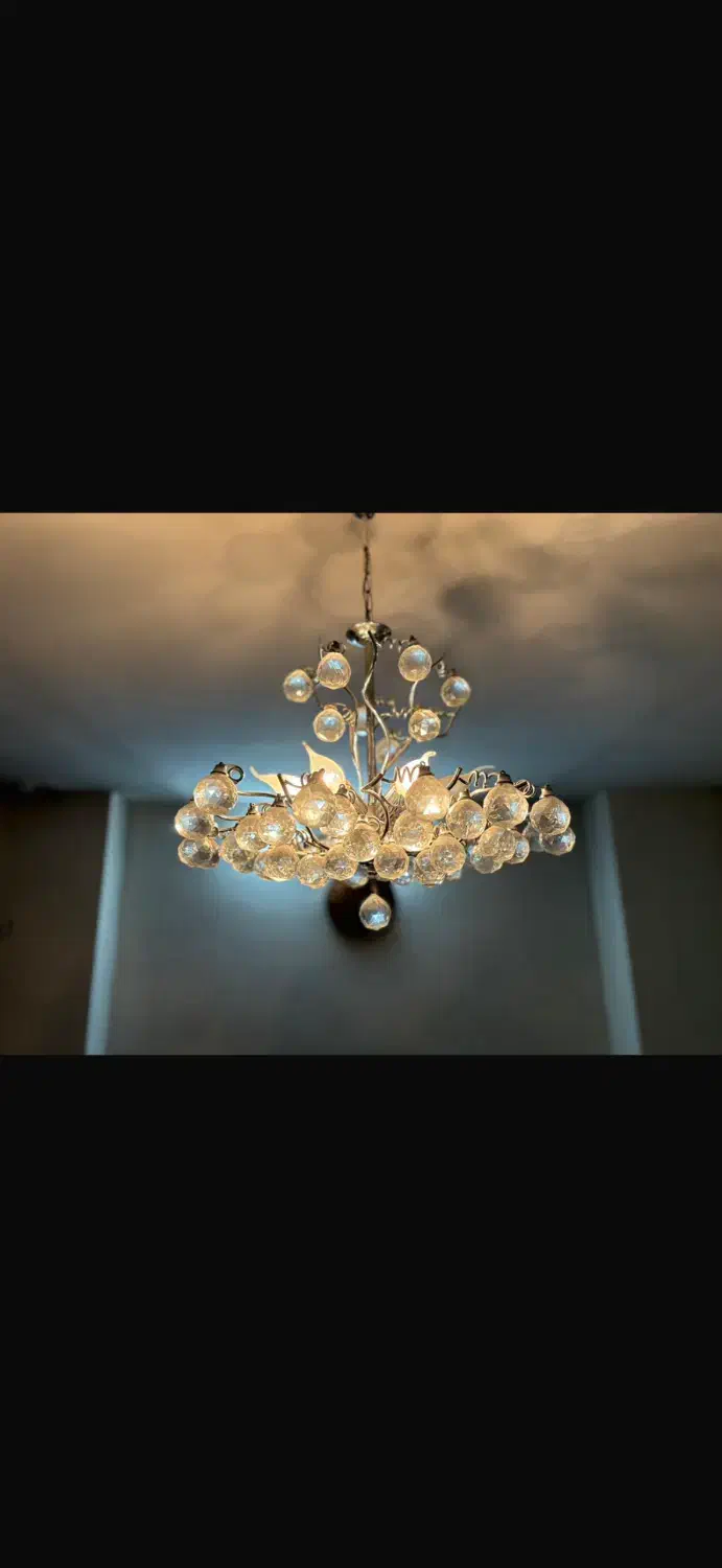 لوستر کریستالی|لوستر و چراغ آویز|خمینی‌شهر, |دیوار