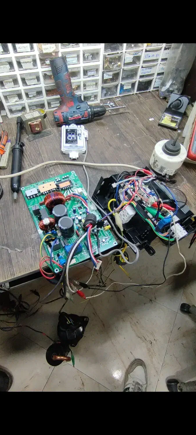 تعمیر برد اینورتر کولرگازی|کولر گازی و فن‌کوئل|تهران, سلسبیل شمالی|دیوار