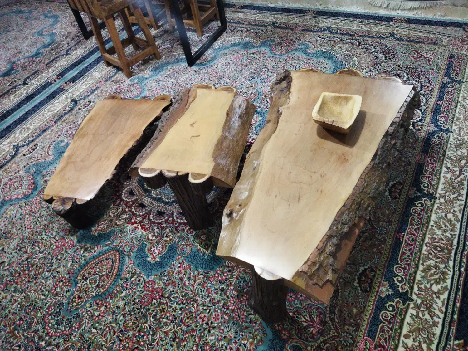 میز جلو مبلی تمام چوب|مبلمان خانگی و میز عسلی|بجنورد, |دیوار