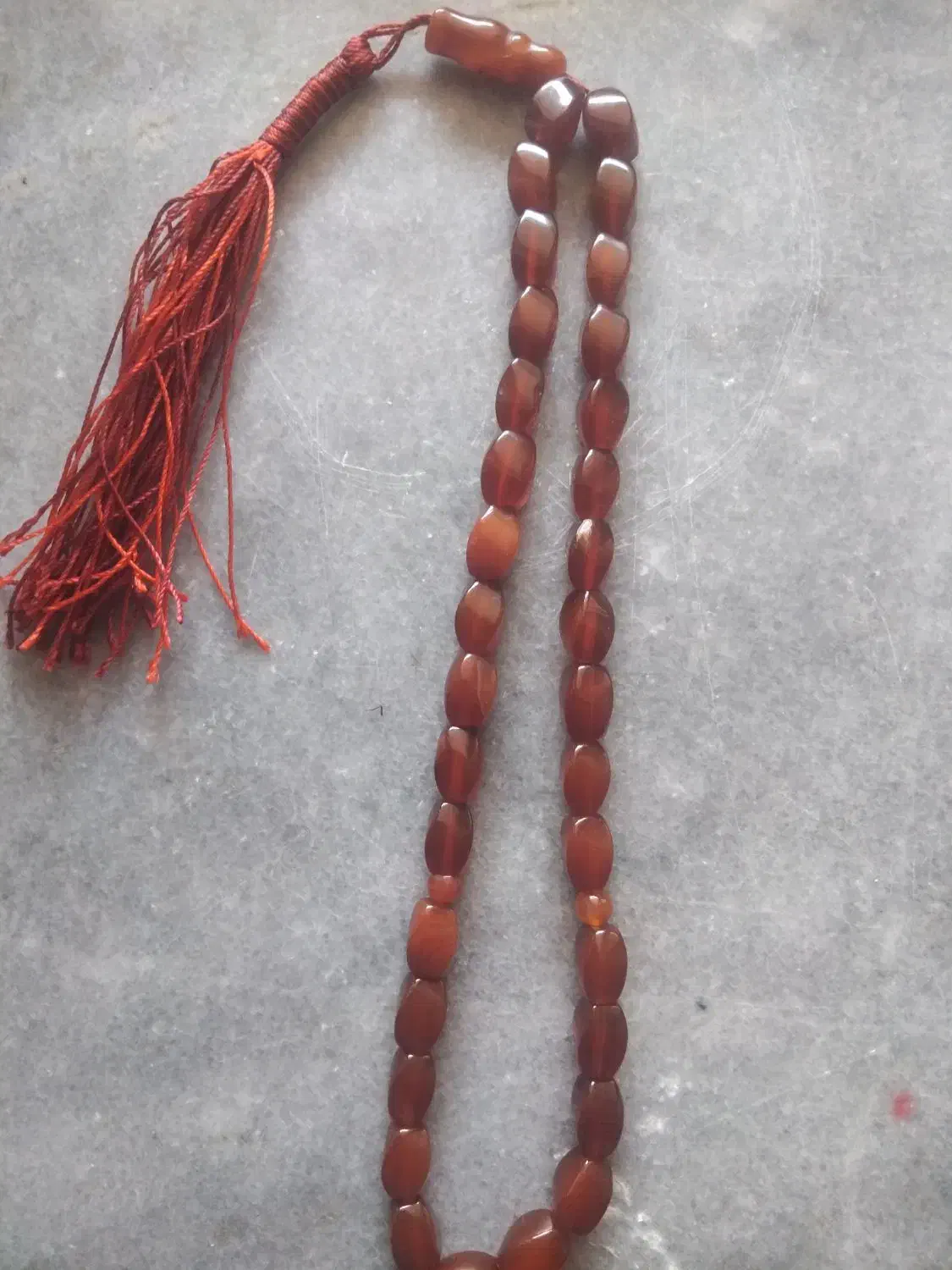 تسبیح عقیق یمن اصل|کلکسیون اشیاء عتیقه|بناب, |دیوار