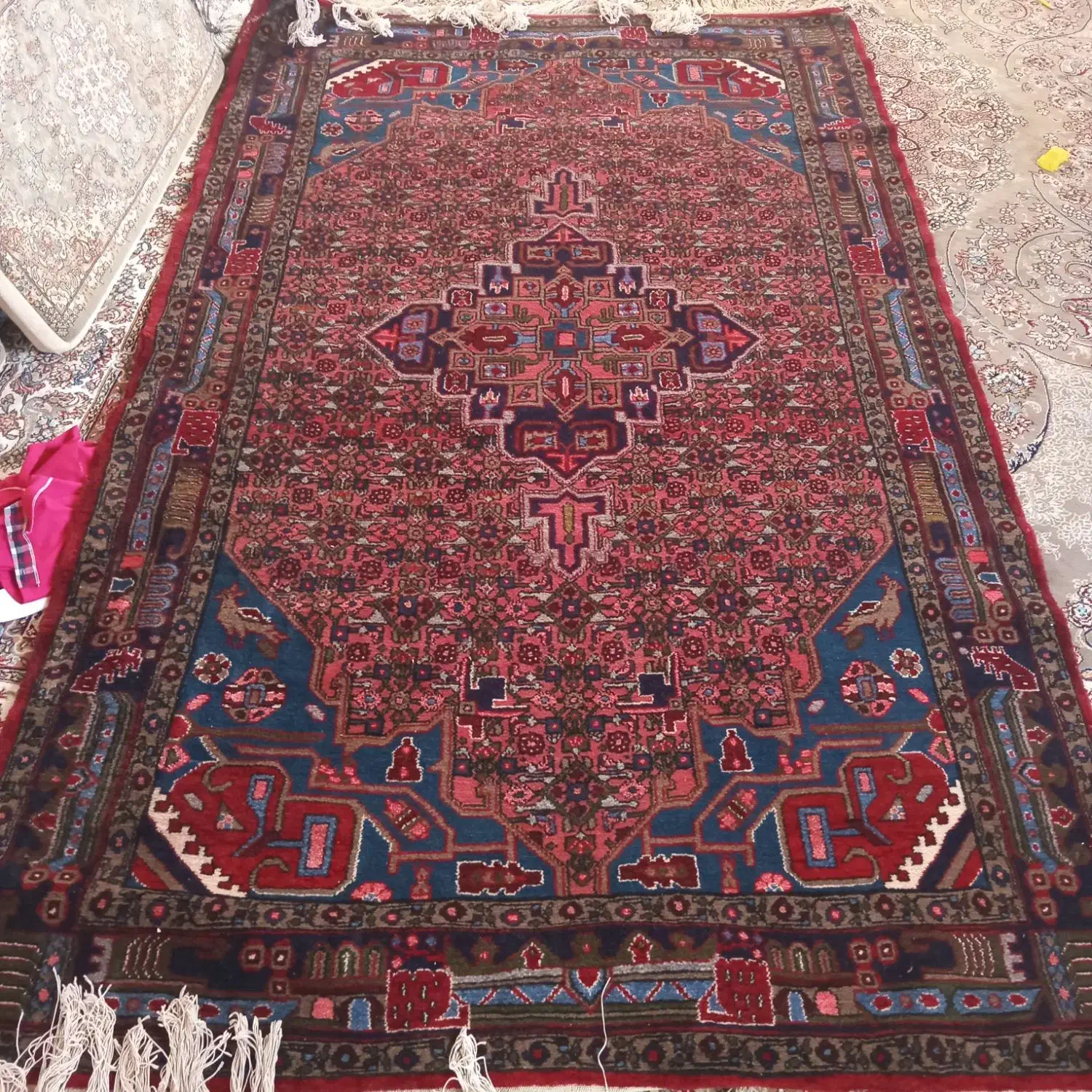 قالی دست باف ۲ عدد|فرش|سنقر, |دیوار