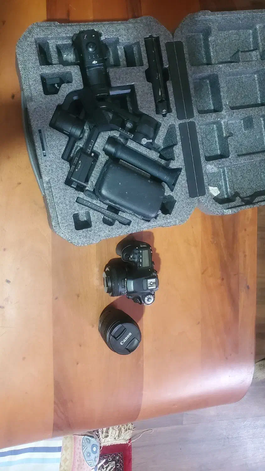 دوربین ۸۰ دی کنون با دو لنز و گیمبال رونین اس|دوربین عکاسی و فیلمبرداری|لنگرود, |دیوار