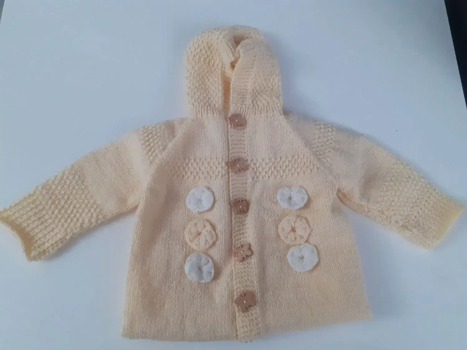 لباس دست بافت نوزادی|کفش و لباس بچه|گرمسار, |دیوار